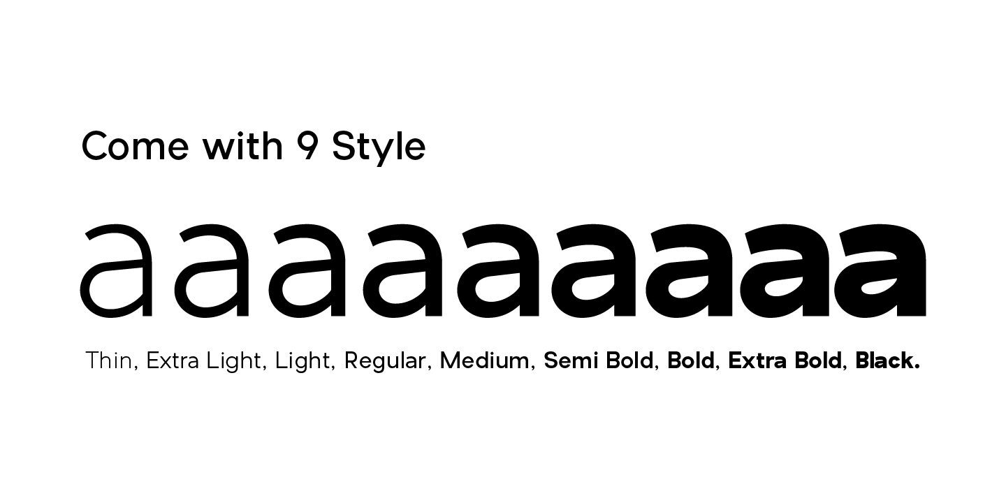 Пример шрифта Antapani Extra Light